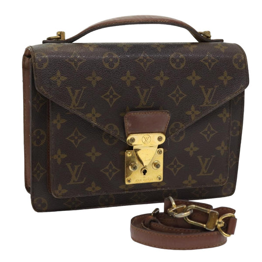 LOUIS VUITTON Monogram Monceau 26 Shoulder Bag M51187 LV 83564