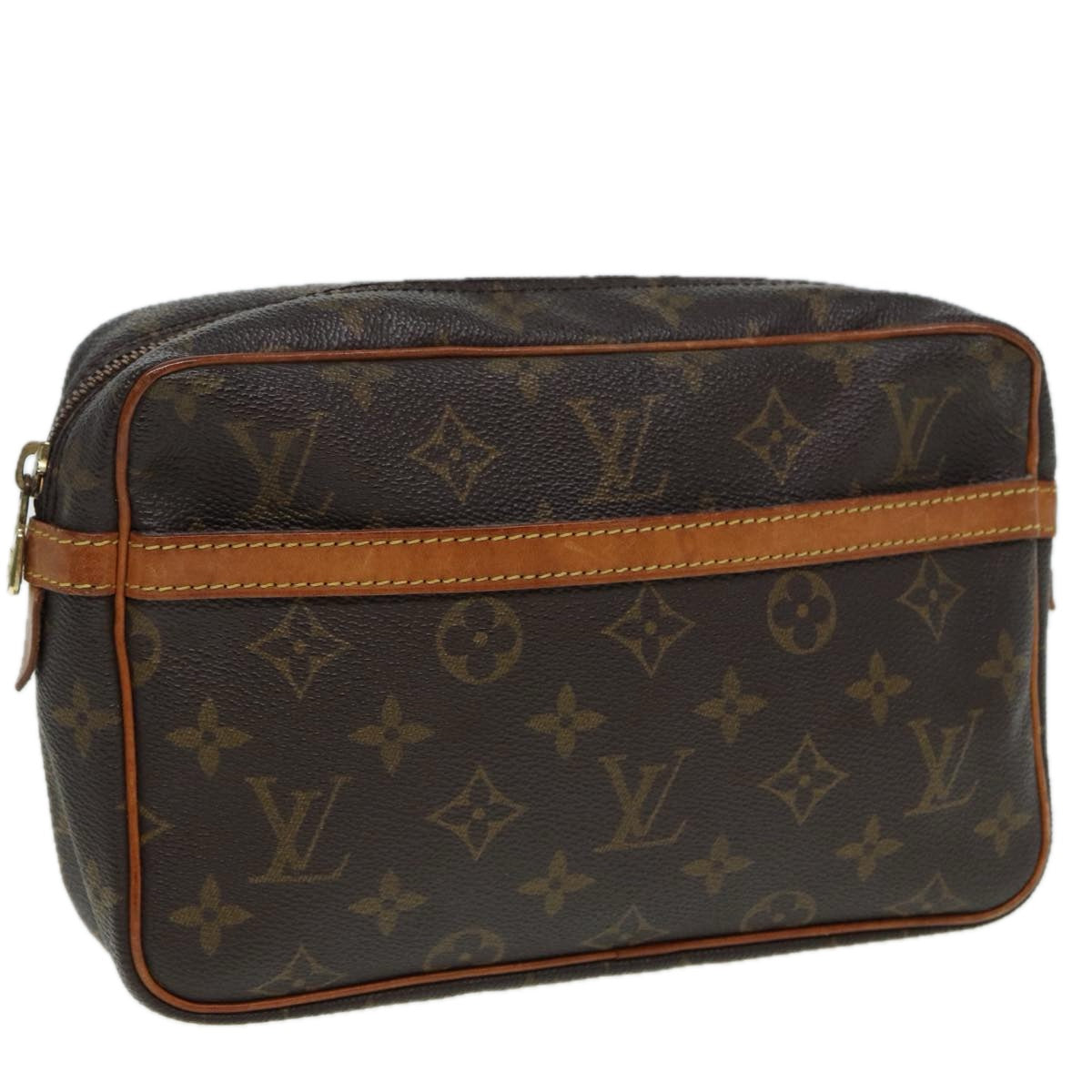 LOUIS VUITTON Monogram Compiegne 23 Clutch Bag M51847 LV 83782