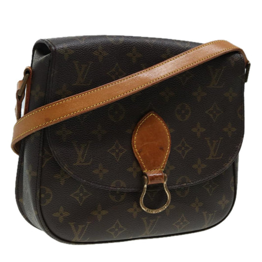 LOUIS VUITTON Monogram Saint Cloud GM Shoulder Bag M51242 LV 83785