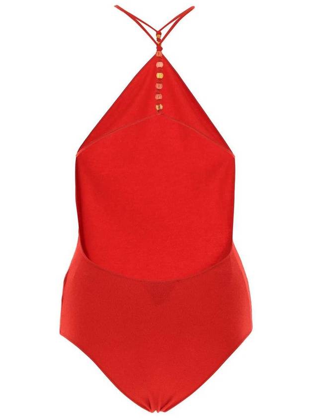 Bottega Veneta Women's Stretch Cashmere Blend Bodysuit Red