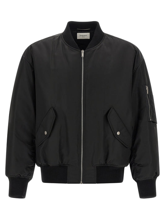 Saint Laurent Men Serge Bomber Jacket