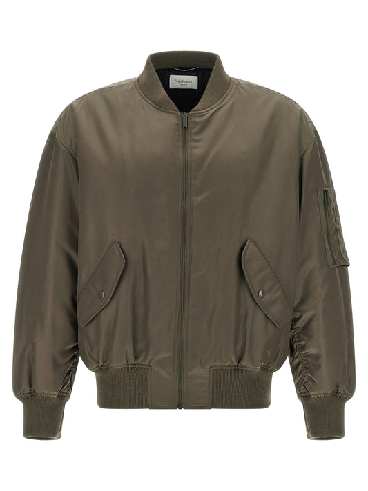 Saint Laurent Men Serge Bomber Jacket