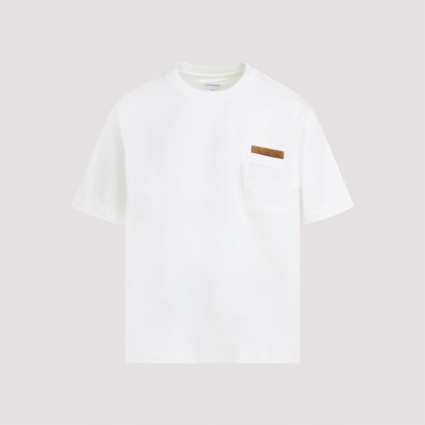 BOTTEGA VENETA Cotton Crew-Neck T-Shirt with Front Pocket