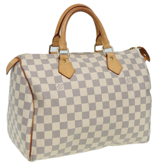 LOUIS VUITTON Damier Azur Speedy 30 Hand Bag N41533 LV 83992