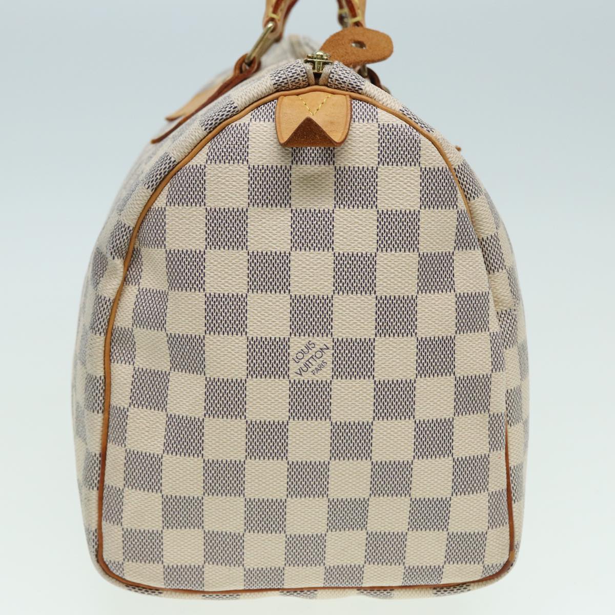 LOUIS VUITTON Damier Azur Speedy 30 Hand Bag N41533 LV 83992