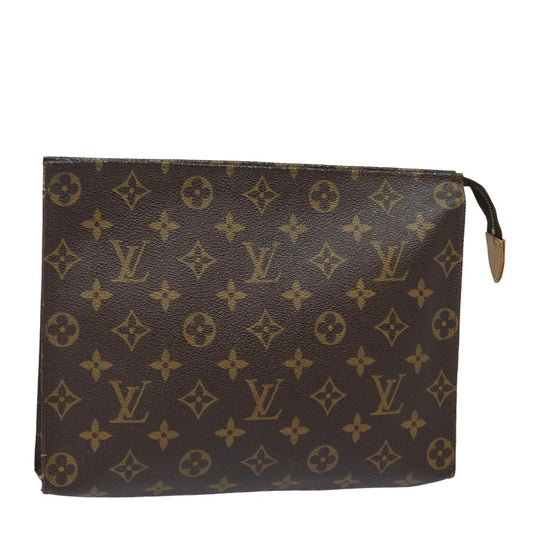 LOUIS VUITTON Monogram Poche Toilette 26 Pouch M47542 LV 83995