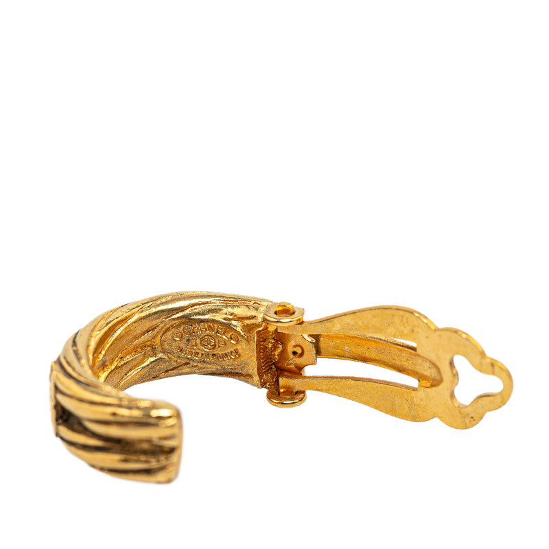Chanel Gold Plated Earrings