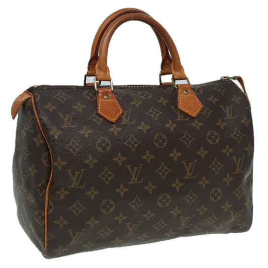 LOUIS VUITTON Monogram Speedy 30 Hand Bag M41526 LV 84007