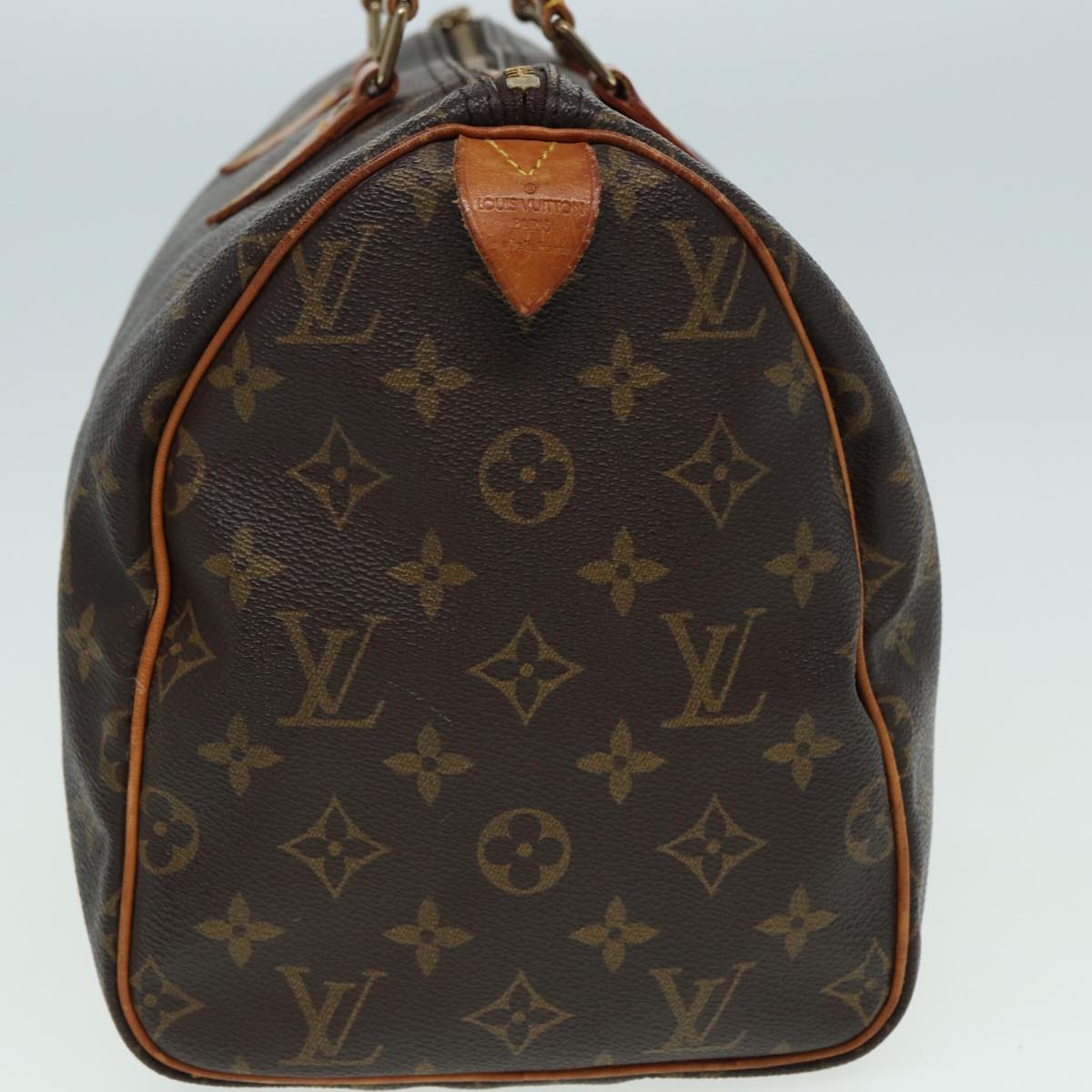 LOUIS VUITTON Monogram Speedy 30 Hand Bag M41526 LV 84007