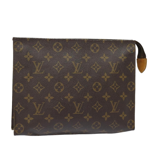 LOUIS VUITTON Monogram Poche Toilette 26 Pouch M47542 LV 84010