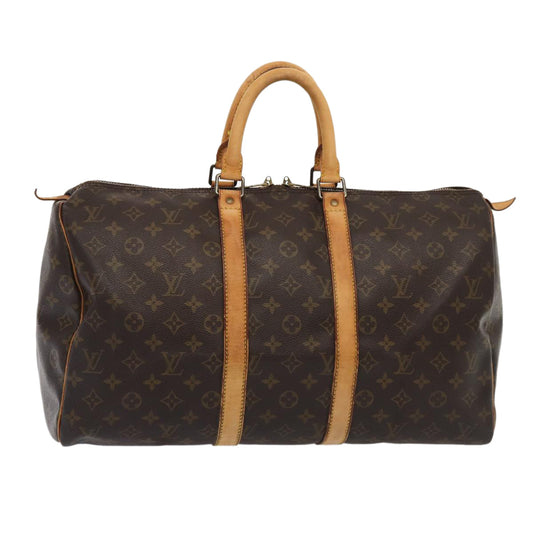 LOUIS VUITTON Monogram Keepall 45 Boston Bag M41428 LV 84014