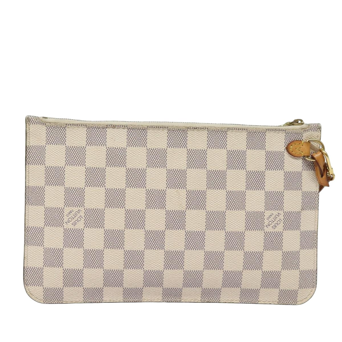 LOUIS VUITTON Damier Azur Neverfull MM Pouch Pouch LV 84019