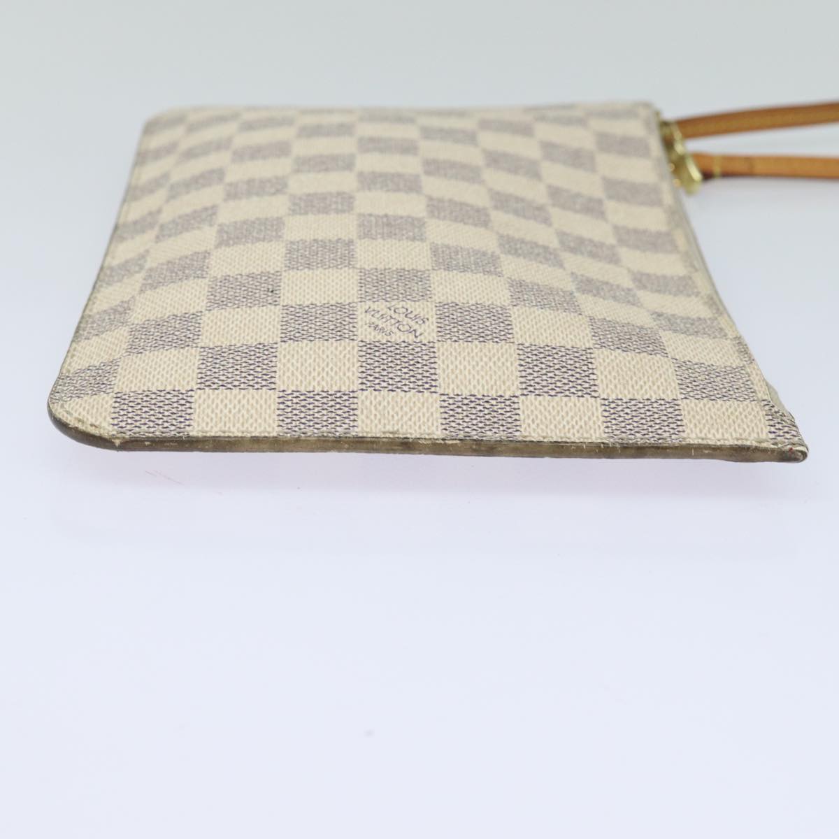 LOUIS VUITTON Damier Azur Neverfull MM Pouch Pouch LV 84019