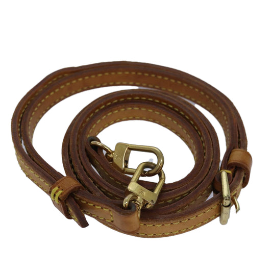 LOUIS VUITTON Adjustable Shoulder Strap Leather 36.2""-43.3"" Beige 84027