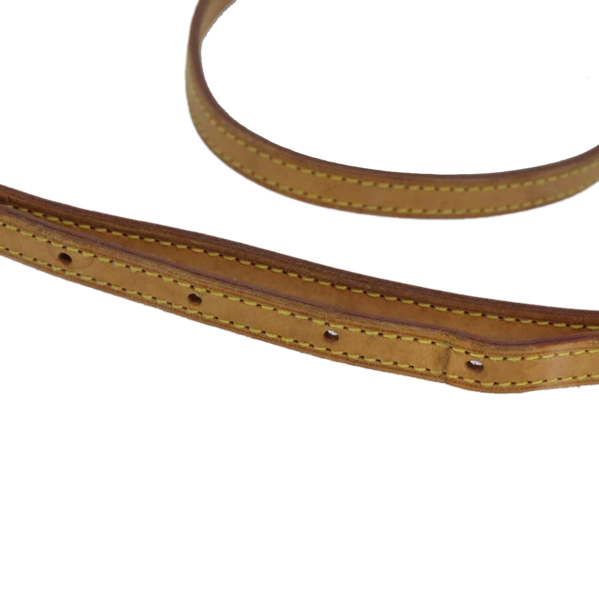 LOUIS VUITTON Adjustable Shoulder Strap Leather 36.2""-43.3"" Beige 84027