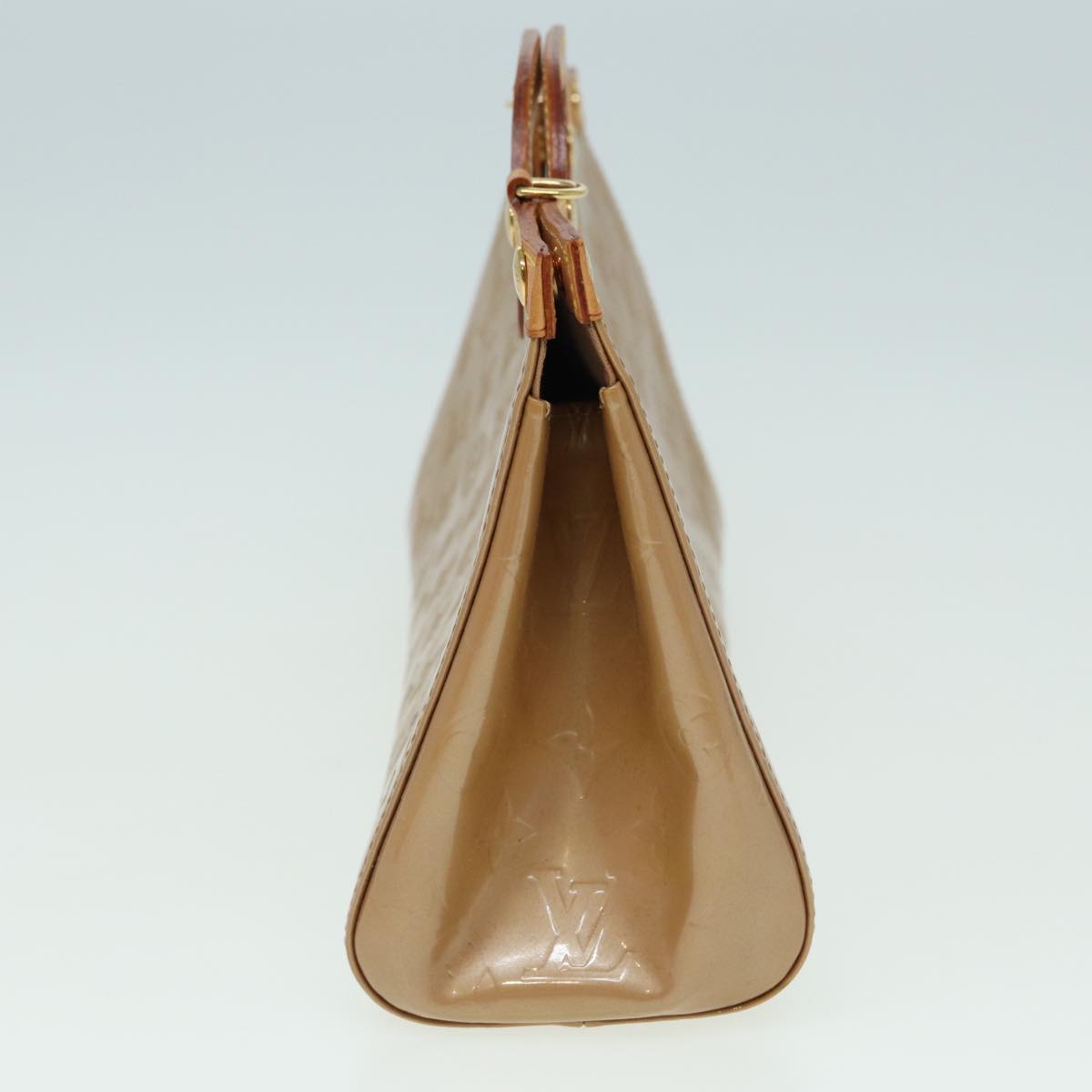 LOUIS VUITTON Vernis Roxbury Drive Hand Bag 2Way Noisette M91391 LV 84043