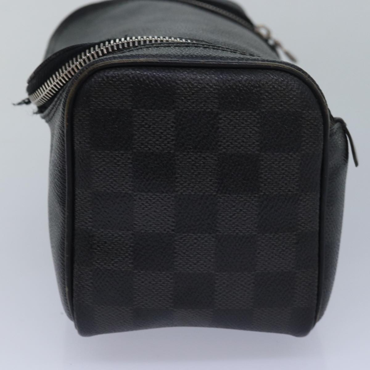 LOUIS VUITTON Damier Graphite C Cracking pouch Clutch Bag N47625 LV 84052