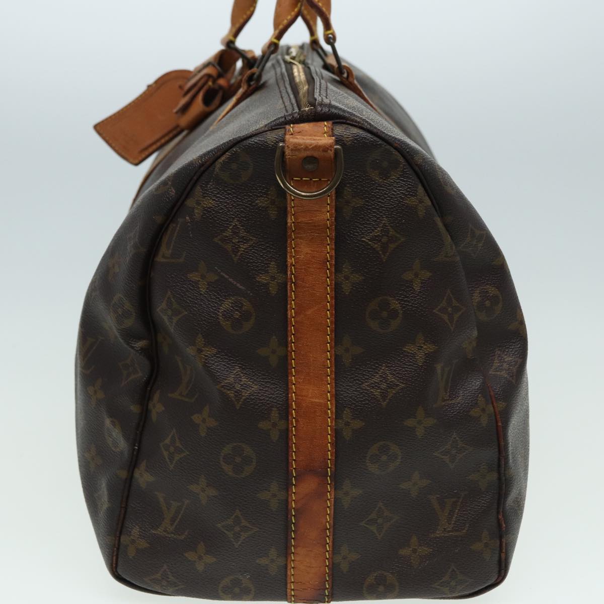 LOUIS VUITTON Monogram Keepall Bandouliere 50 Boston Bag M41416 LV 84058