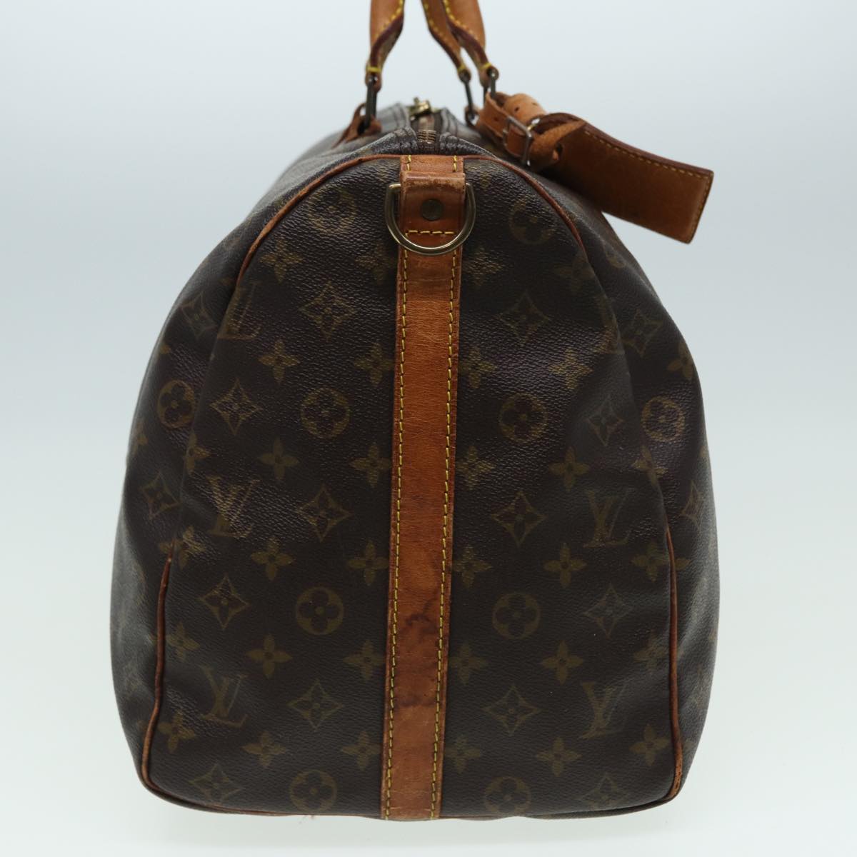 LOUIS VUITTON Monogram Keepall Bandouliere 50 Boston Bag M41416 LV 84058