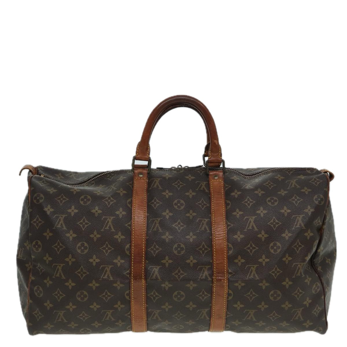 LOUIS VUITTON Monogram Keepall 50 Boston Bag M41426 LV 84066