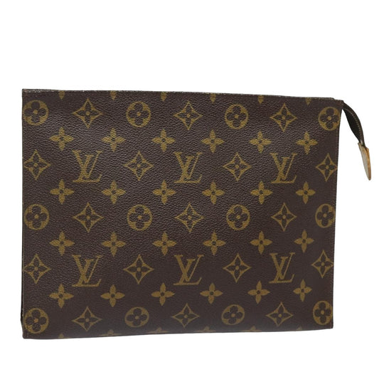 LOUIS VUITTON Monogram Poche Toilette 26 Pouch M47542 LV 84067