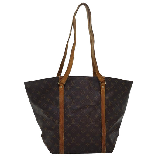 LOUIS VUITTON Monogram Sac Shopping Tote Bag M51108 LV 84073