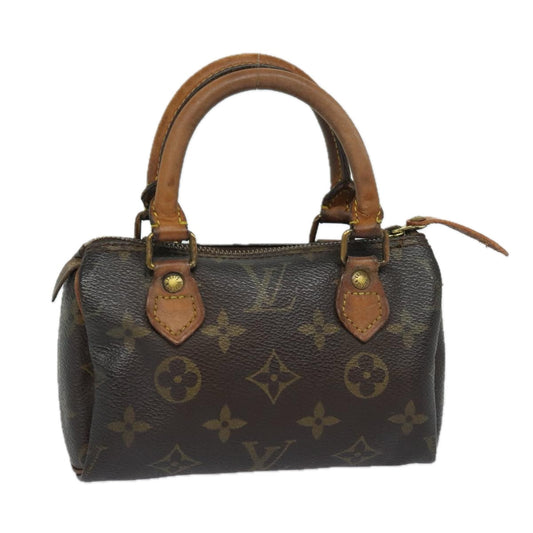LOUIS VUITTON Monogram Mini Speedy Hand Bag M41534 LV 84078