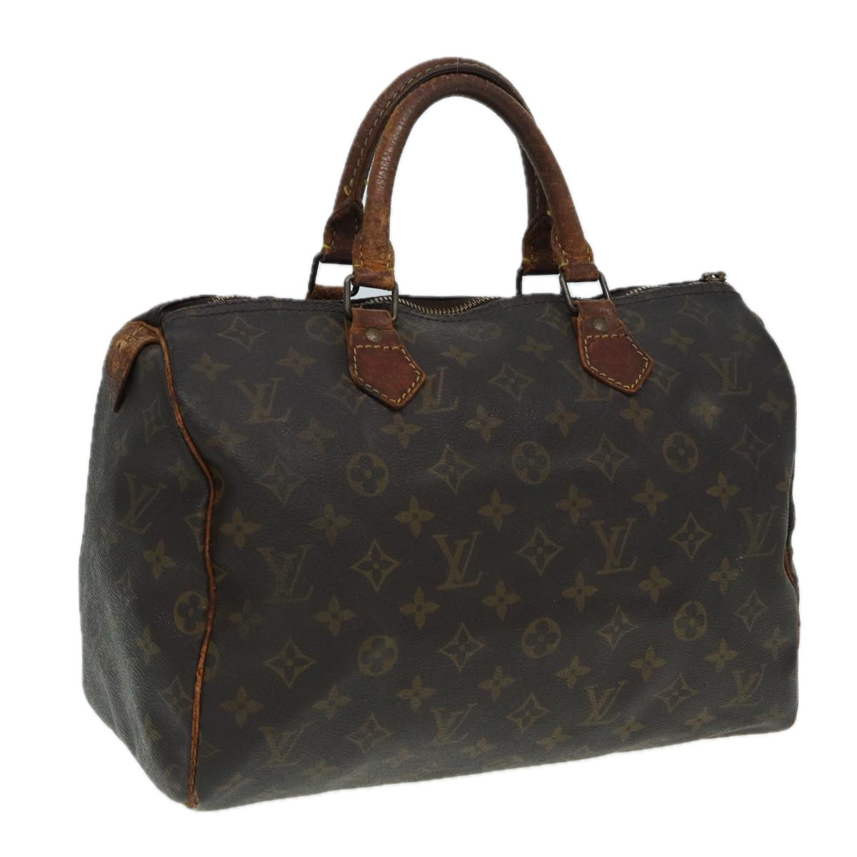 LOUIS VUITTON Monogram Speedy 30 Hand Bag M41526 LV 84079