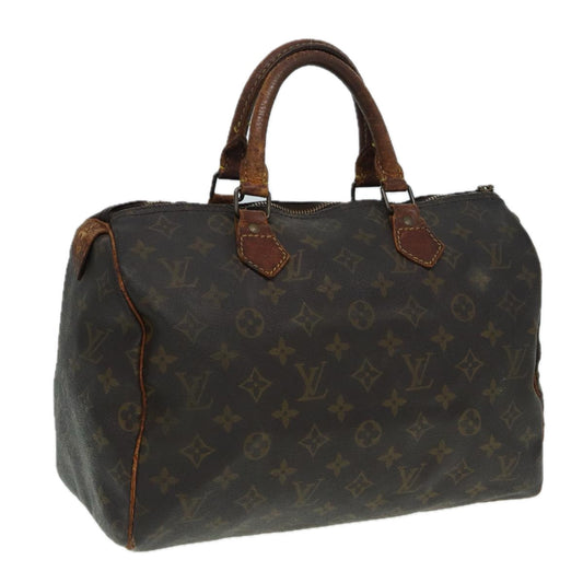 LOUIS VUITTON Monogram Speedy 30 Hand Bag M41526 LV 84079