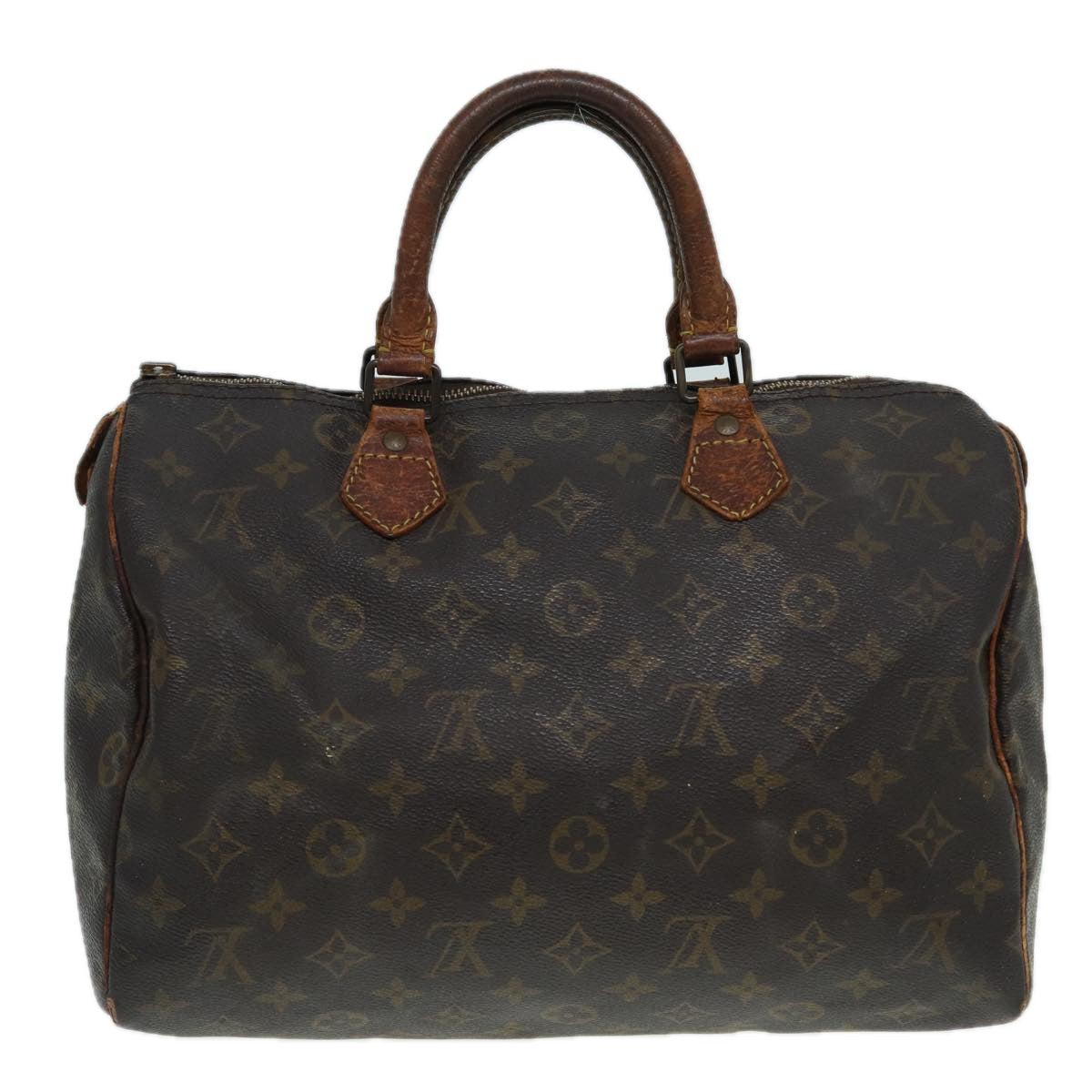 LOUIS VUITTON Monogram Speedy 30 Hand Bag M41526 LV 84079