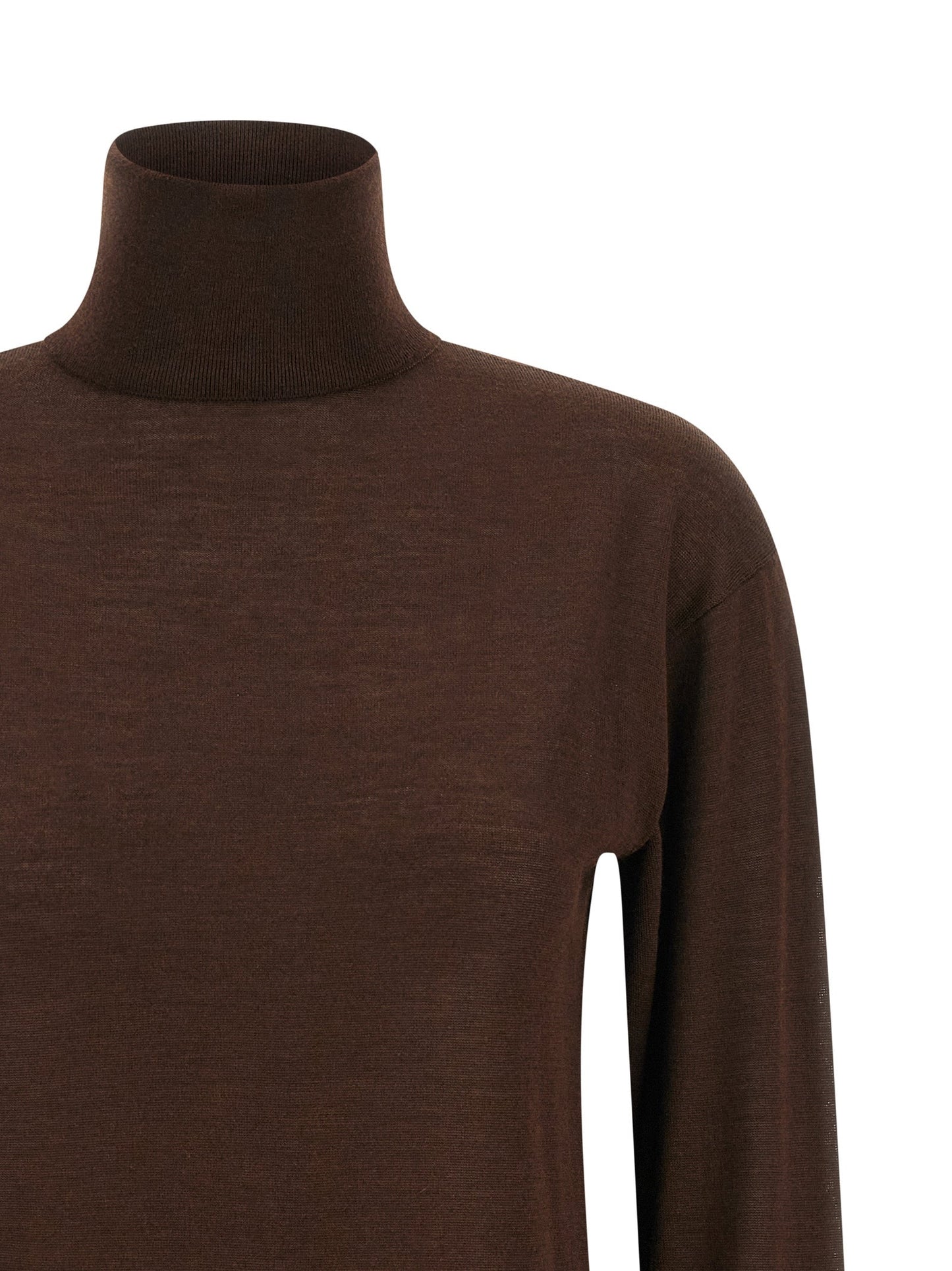 Saint Laurent Women Turtleneck Sweater Dropped Shoulders