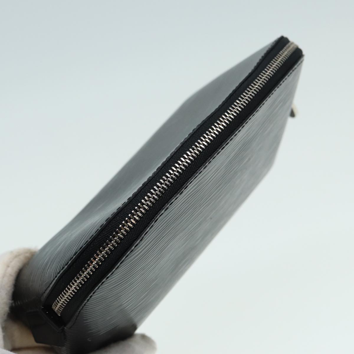 LOUIS VUITTON Epi Pochette Cosmetic PM Cosmetic Pouch Black M41348 LV 84088