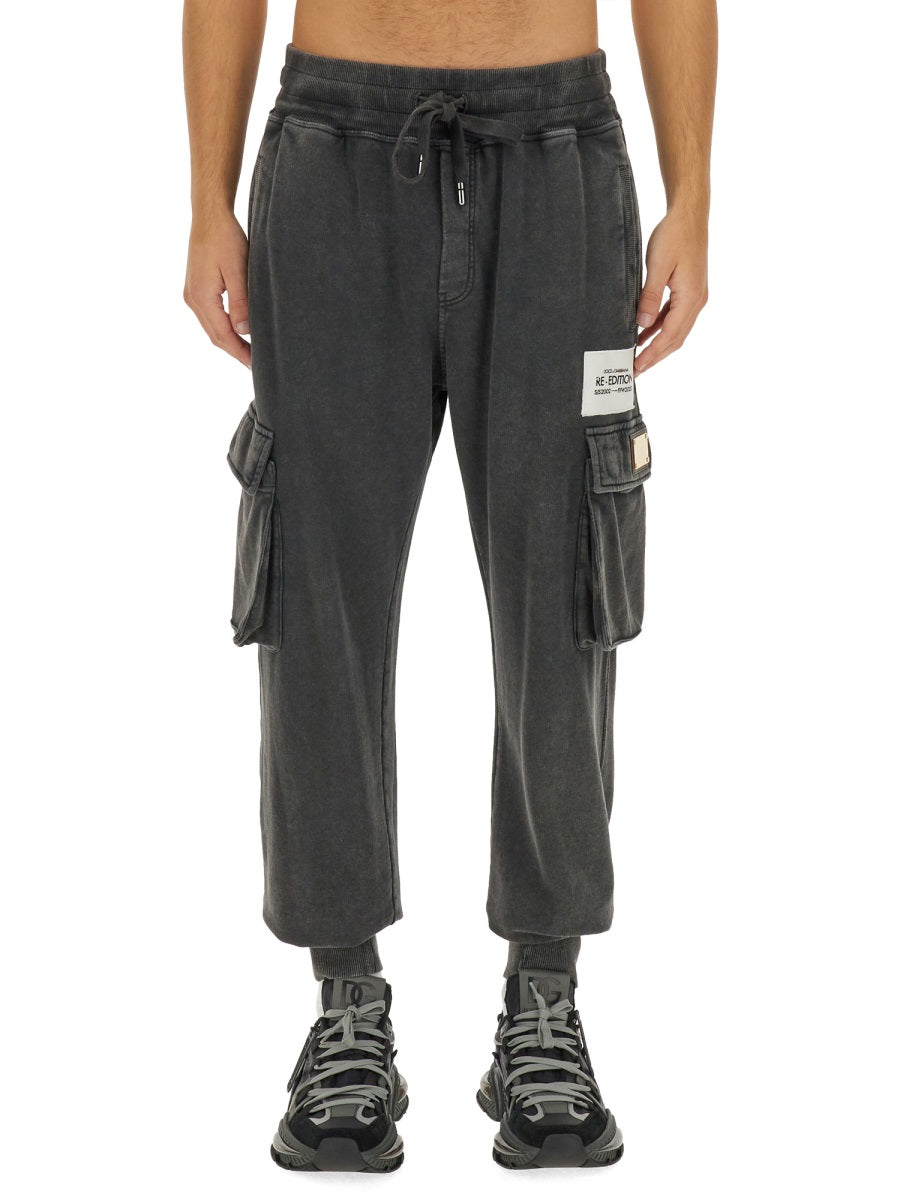 Dolce & Gabbana Men Jogging Pants With Logo