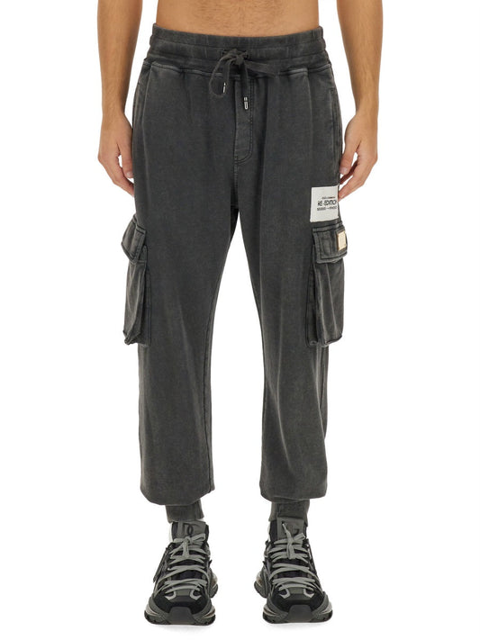 Dolce & Gabbana Men Jogging Pants With Logo