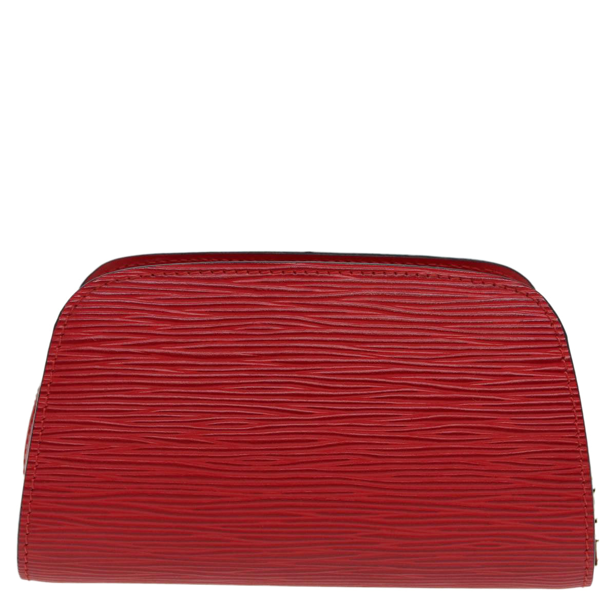 LOUIS VUITTON Epi Dauphine PM Pouch Castilian Red M48447 LV 84123
