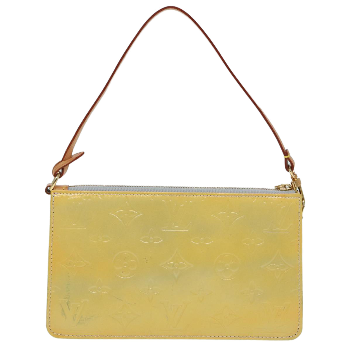 LOUIS VUITTON Monogram Vernis Lexington Accessory Pouch Gris M91056 84126