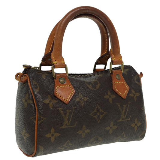 LOUIS VUITTON Monogram Mini Speedy Hand Bag M41534 LV 84150