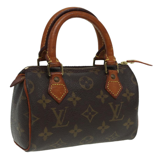 LOUIS VUITTON Monogram Mini Speedy Hand Bag M41534 LV 84151