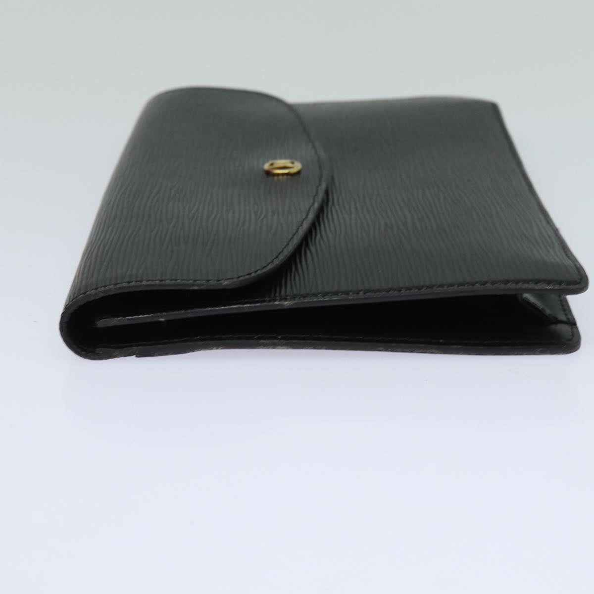 LOUIS VUITTON Epi Montaigne 27 Clutch Bag Black M52652 LV 84158