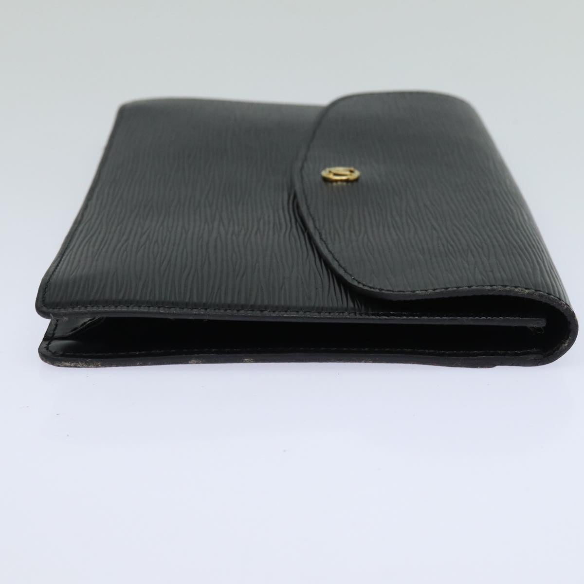 LOUIS VUITTON Epi Montaigne 27 Clutch Bag Black M52652 LV 84158