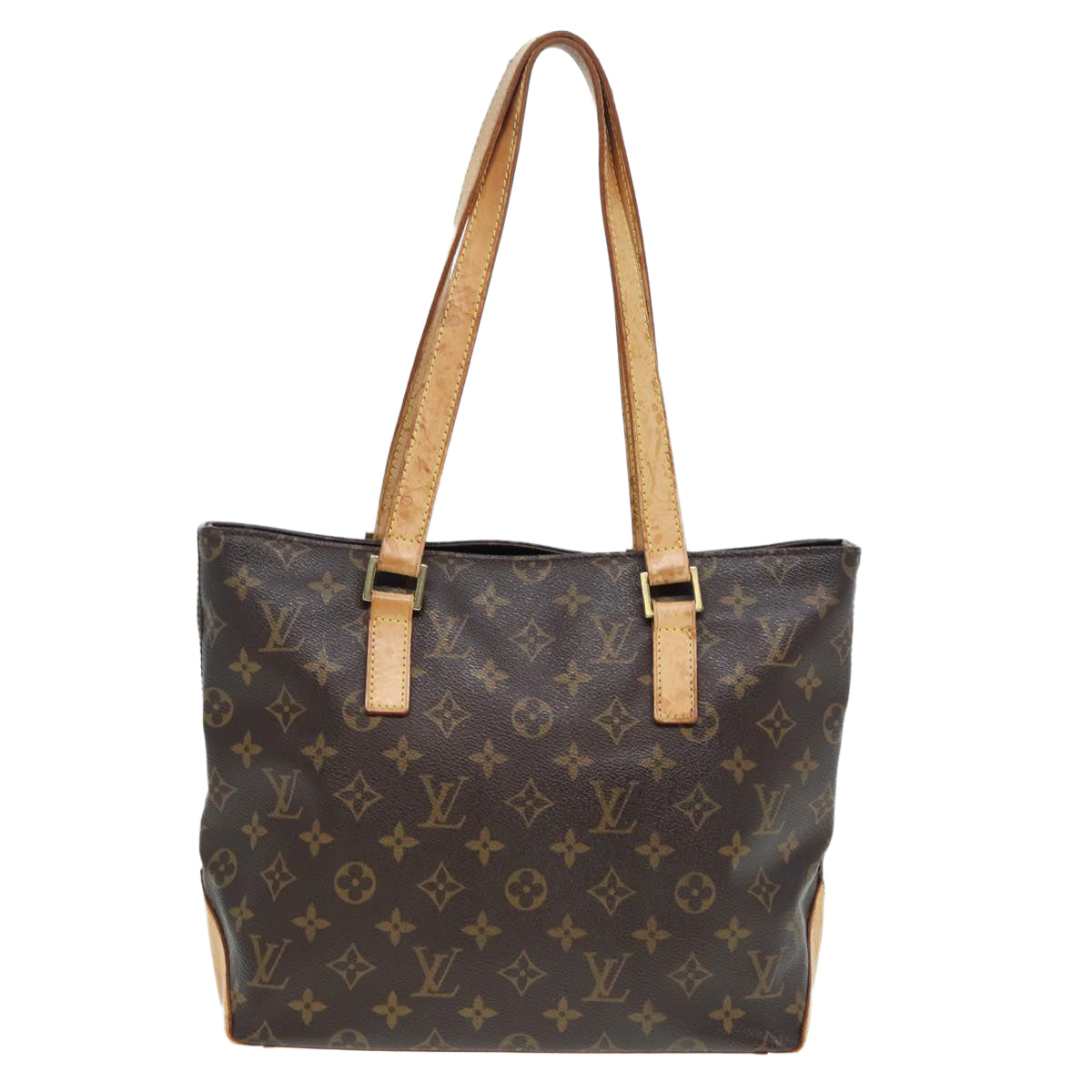 LOUIS VUITTON Monogram Cabas Piano Tote Bag M51148 LV 84163