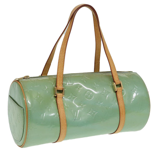 LOUIS VUITTON Monogram Vernis Bedford Hand Bag Baby Blue M91007 LV 84173