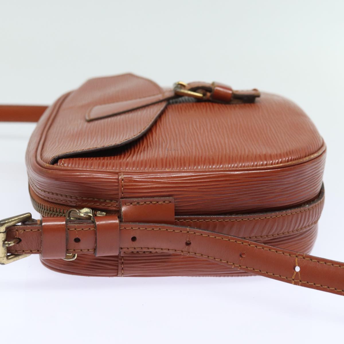 LOUIS VUITTON Epi Jeune FilleMM Shoulder Bag Brown M52153 LV 84176