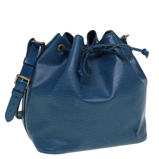 LOUIS VUITTON Epi Petit Noe Shoulder Bag Blue M44105 LV 84178