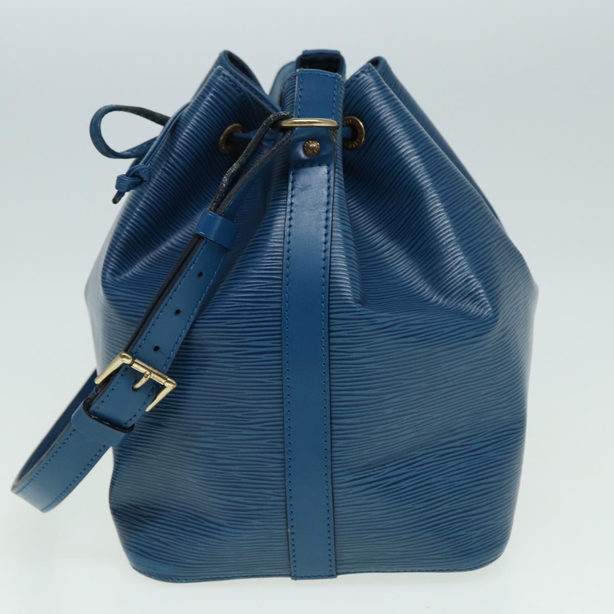 LOUIS VUITTON Epi Petit Noe Shoulder Bag Blue M44105 LV 84178