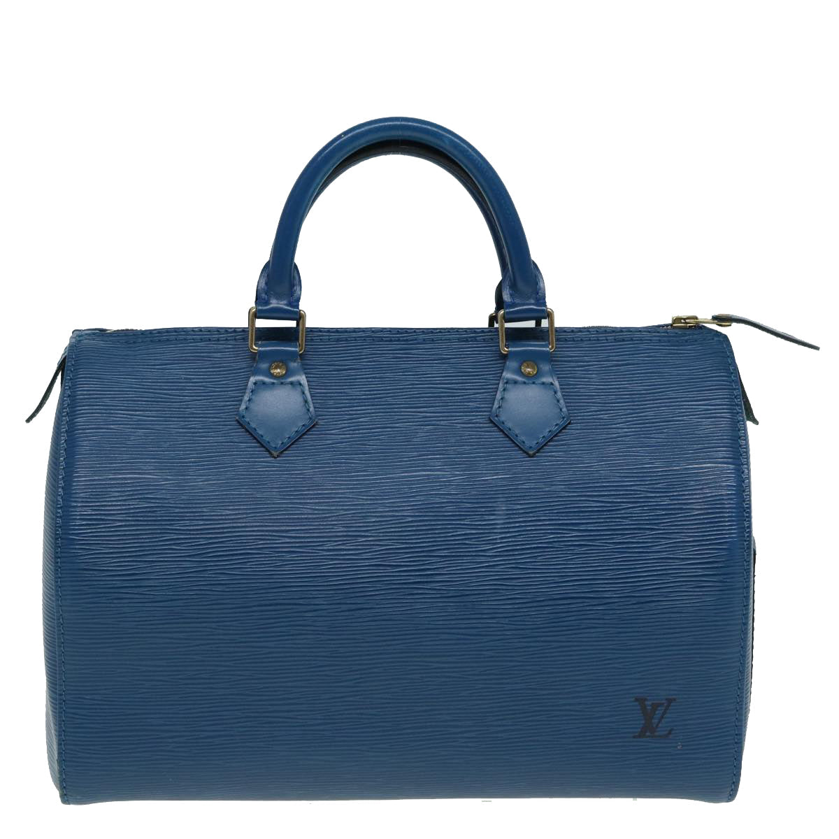LOUIS VUITTON Epi Speedy 30 Hand Bag Toledo Blue M43005 LV 84183