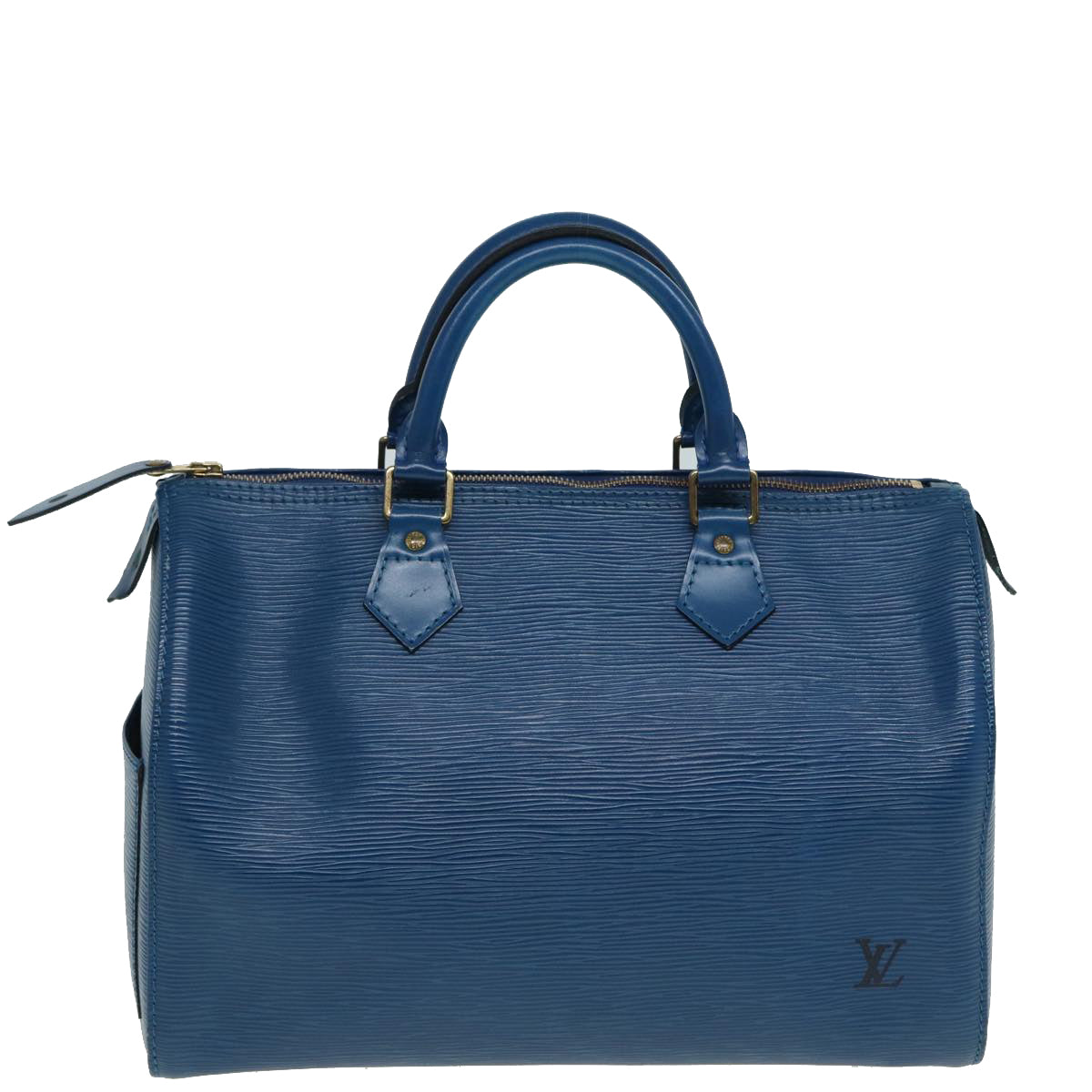 LOUIS VUITTON Epi Speedy 30 Hand Bag Toledo Blue M43005 LV 84183