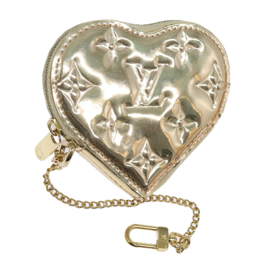LOUIS VUITTON Monogram Miroir Porte Monnaie Coeur Purse Dore M93567 84185