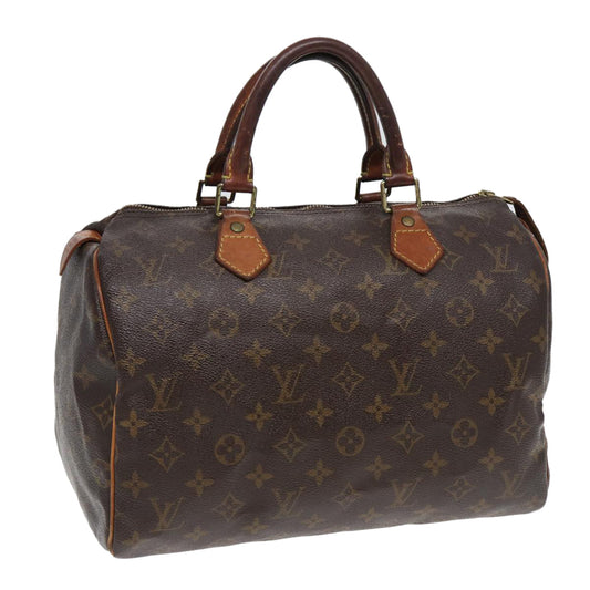 LOUIS VUITTON Monogram Speedy 30 Hand Bag M41526 LV 84190