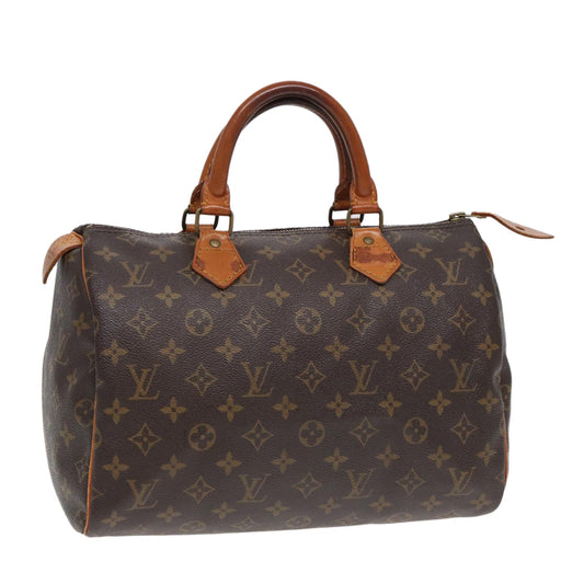 LOUIS VUITTON Monogram Speedy 30 Hand Bag M41526 LV 84192
